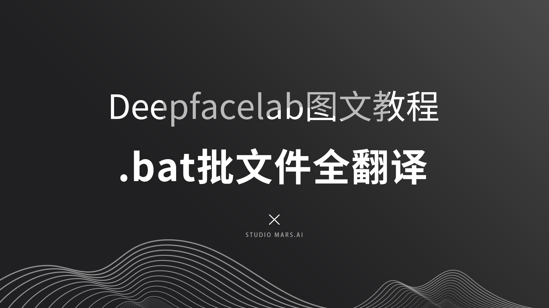 deepfacelab3.0命令汉化